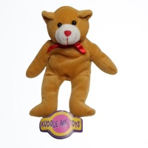 1999 Kuddle Me Toys Brown Bear